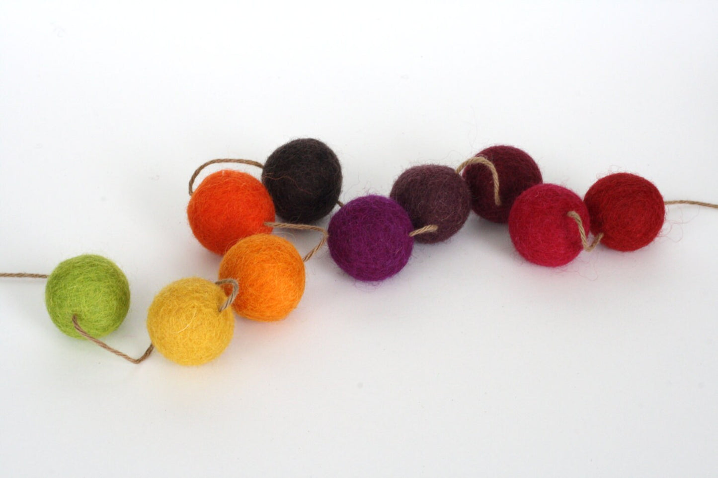 Fall Felt Ball Garland