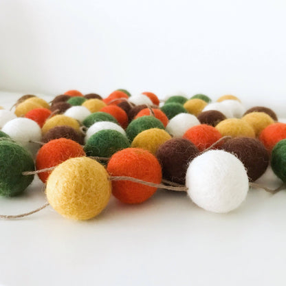 Hayride Felt Ball Garland