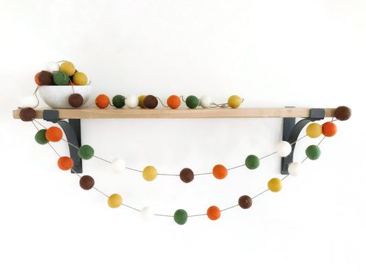 Hayride Felt Ball Garland