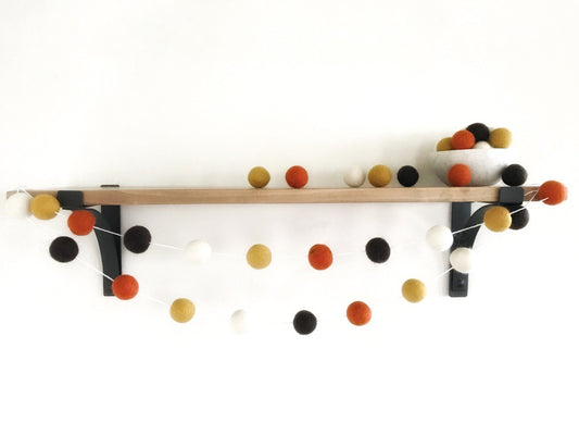 Harvest Fall Felt Ball Garland