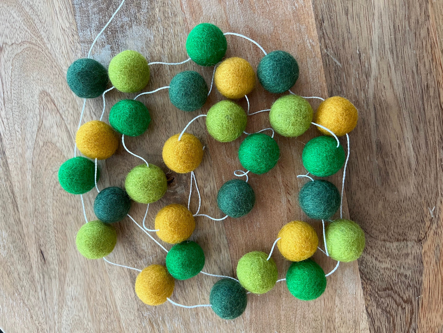 Pot of Gold St. Patricks Day Felt Ball Garland