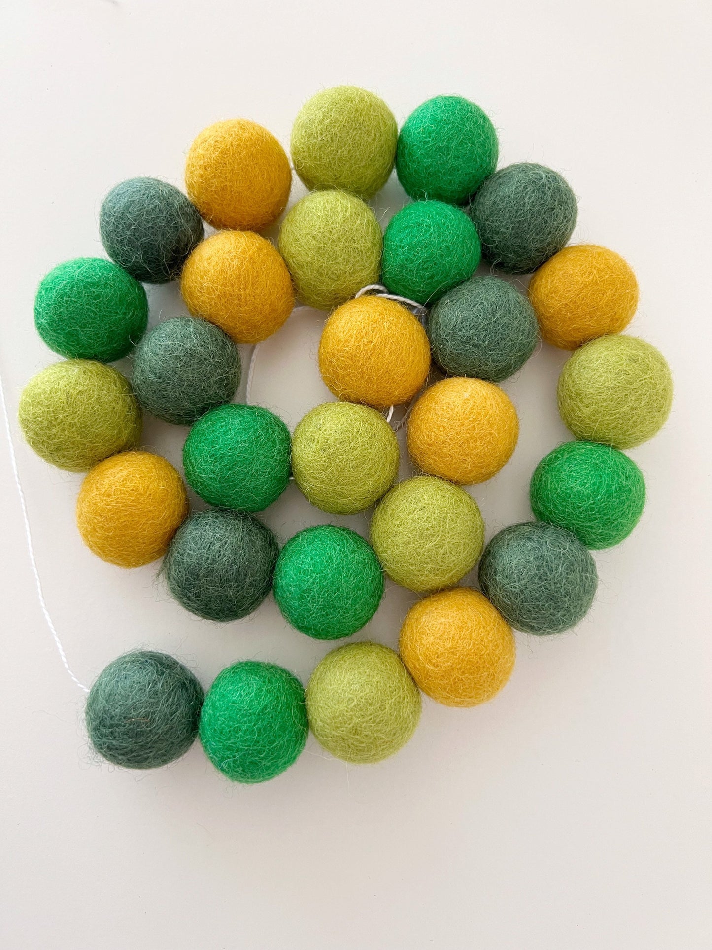 Pot of Gold St. Patricks Day Felt Ball Garland