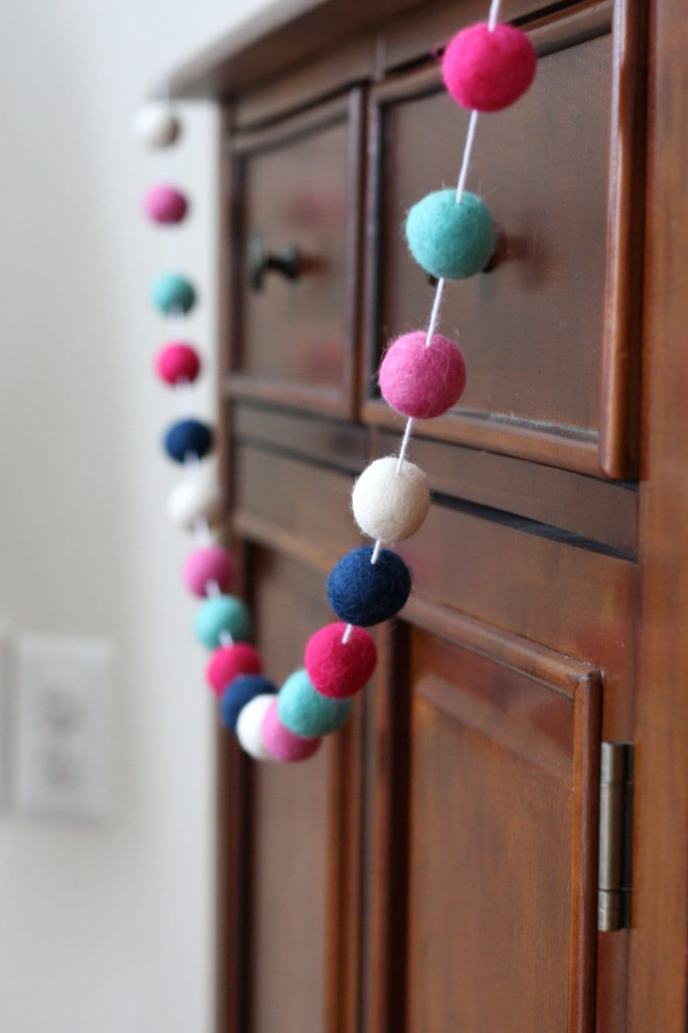 Marie Felt Ball Garland