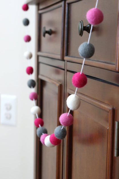 Emma Felt Ball Garland