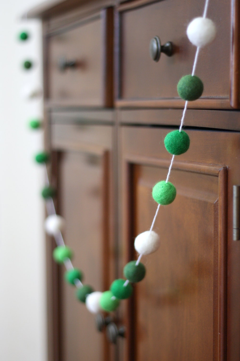 St. Patrick's Day Felt Ball Garland