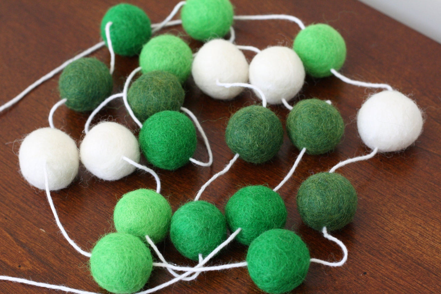 St. Patrick's Day Felt Ball Garland