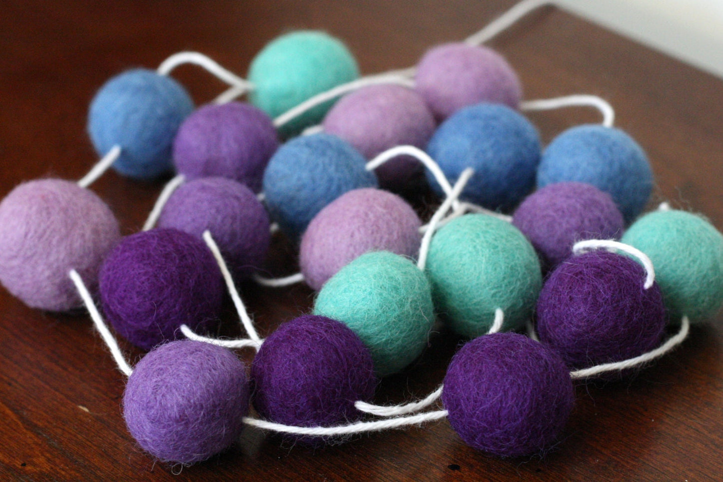 Frozen Felt Ball Garland