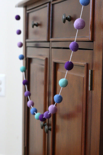 Frozen Felt Ball Garland