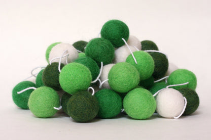 St. Patrick's Day Felt Ball Garland