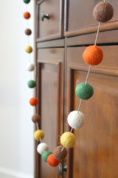 Hayride Felt Ball Garland