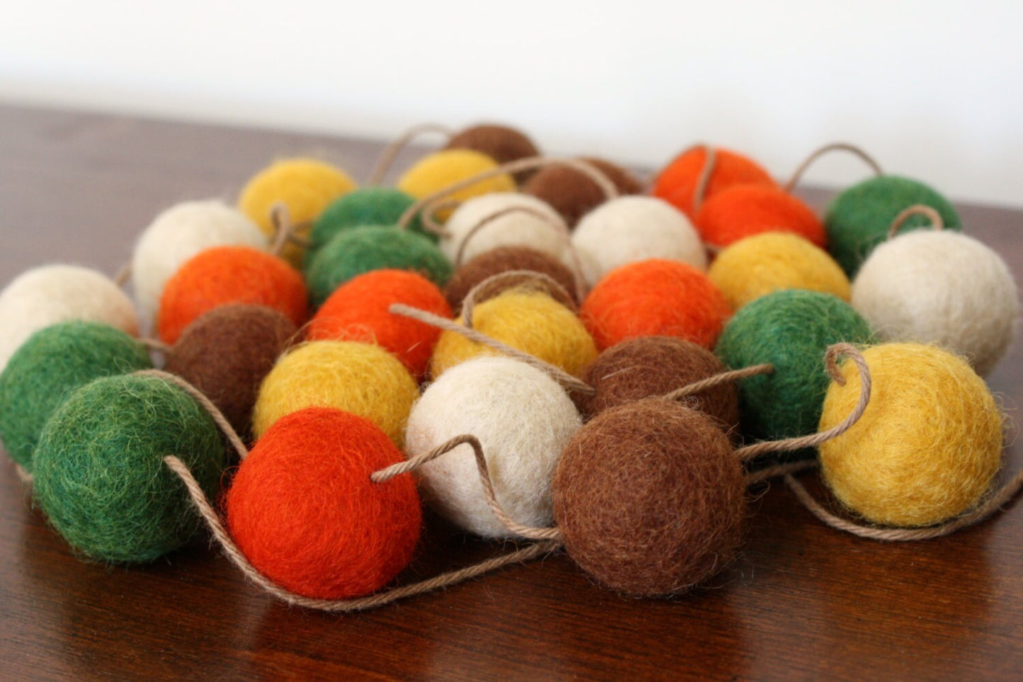 Hayride Felt Ball Garland