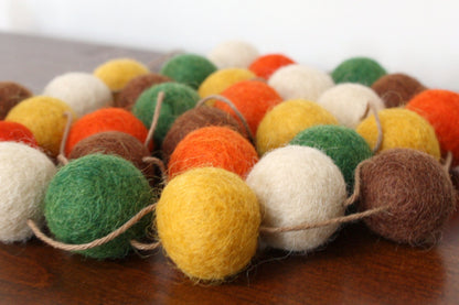 Hayride Felt Ball Garland